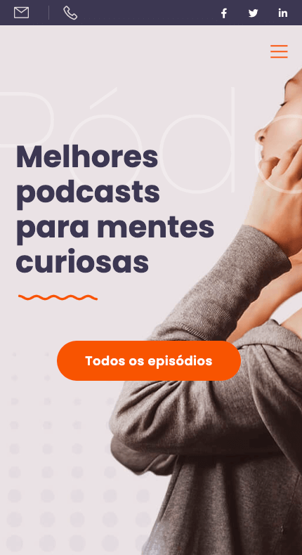 criação de site podcast