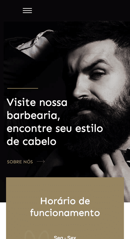 criação de site barbeiro