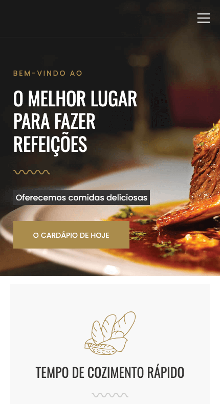 criação de site de restaurante